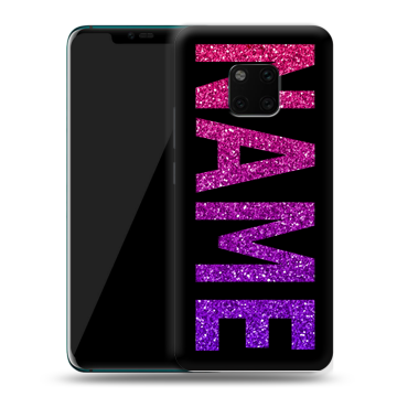 Пластиковый чехол на Huawei Mate 20 Pro с принтом NAME