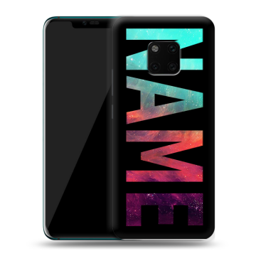 Пластиковый чехол на Huawei Mate 20 Pro с принтом NAME