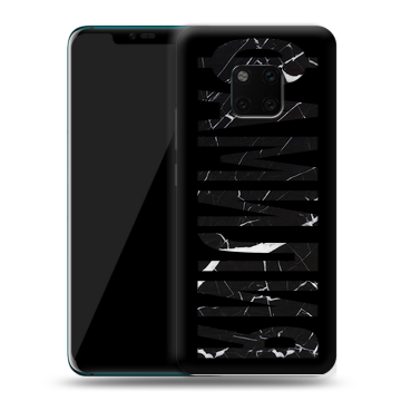 Пластиковый чехол на Huawei Mate 20 Pro с принтом ФАМИЛИЯ