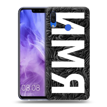 Силиконовый чехол на Huawei Nova 3i с принтом ИМЯ