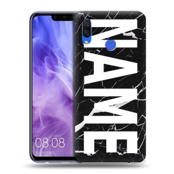 Силиконовый чехол на Huawei Nova 3i с принтом NAME