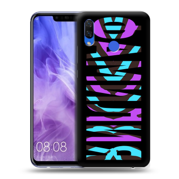 Силиконовый чехол на Huawei Nova 3i с принтом ФАМИЛИЯ