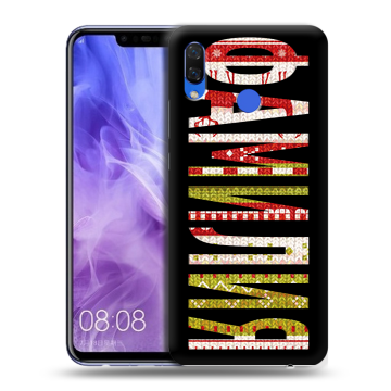 Силиконовый чехол на Huawei Nova 3i с принтом ФАМИЛИЯ