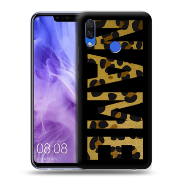 Силиконовый чехол на Huawei Nova 3i с принтом NAME