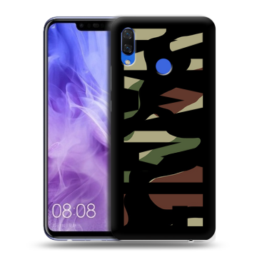 Силиконовый чехол на Huawei Nova 3i с принтом NAME
