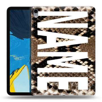 Силиконовый чехол на IPad Pro 11 с принтом NAME