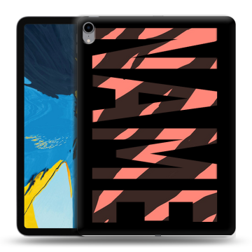Силиконовый чехол на IPad Pro 11 с принтом NAME