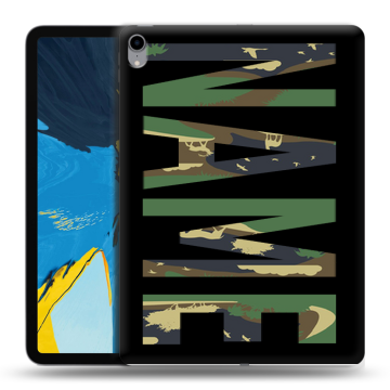 Силиконовый чехол на IPad Pro 11 с принтом NAME