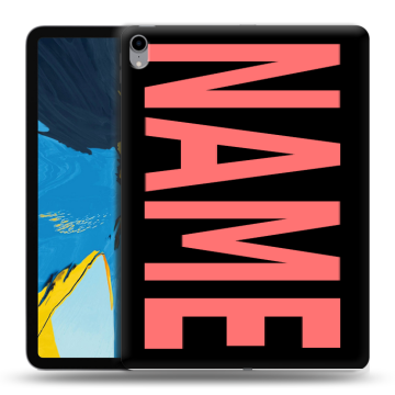 Силиконовый чехол на IPad Pro 11 с принтом NAME