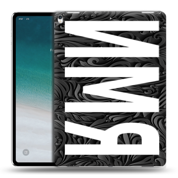 Силиконовый чехол на IPad Pro 12.9 (2018) с принтом ИМЯ