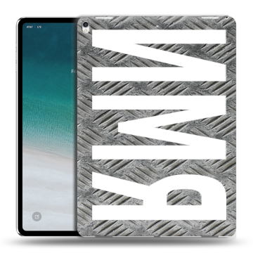 Силиконовый чехол на IPad Pro 12.9 (2018) с принтом ИМЯ
