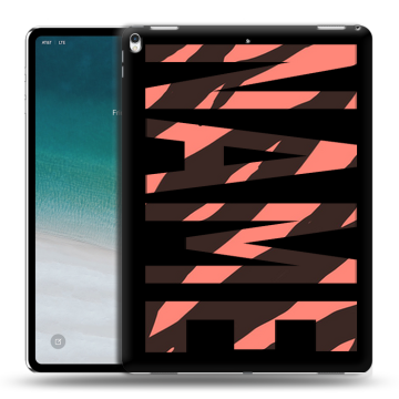 Силиконовый чехол на IPad Pro 12.9 (2018) с принтом NAME