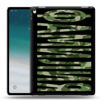 Силиконовый чехол на IPad Pro 12.9 (2018) с принтом ФАМИЛИЯ