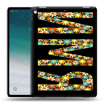 Силиконовый чехол на IPad Pro 12.9 (2018) с принтом ИМЯ