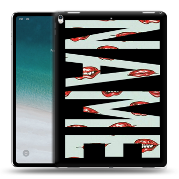 Силиконовый чехол на IPad Pro 12.9 (2018) с принтом NAME