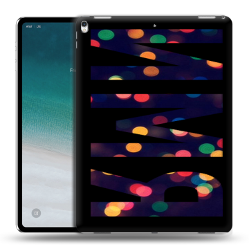 Силиконовый чехол на IPad Pro 12.9 (2018) с принтом ИМЯ
