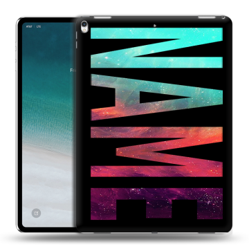 Силиконовый чехол на IPad Pro 12.9 (2018) с принтом NAME