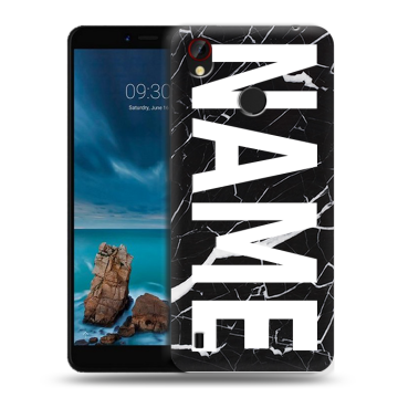 Силиконовый чехол на ZTE Blade A7 Vita с принтом NAME
