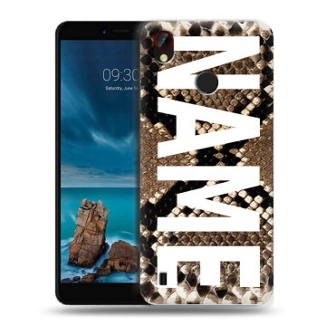 Силиконовый чехол на ZTE Blade A7 Vita с принтом NAME