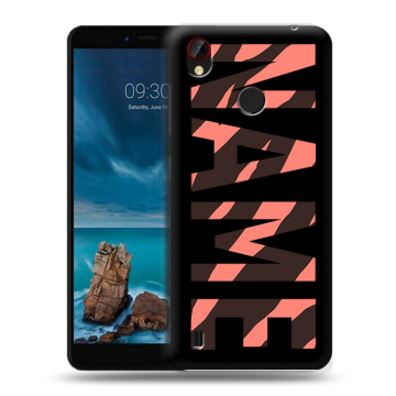 Силиконовый чехол на ZTE Blade A7 Vita с принтом NAME