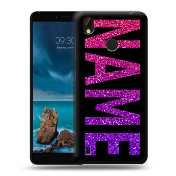 Силиконовый чехол на ZTE Blade A7 Vita с принтом NAME