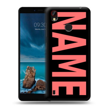 Силиконовый чехол на ZTE Blade A7 Vita с принтом NAME