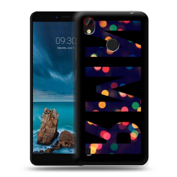 Силиконовый чехол на ZTE Blade A7 Vita с принтом ИМЯ
