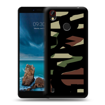 Силиконовый чехол на ZTE Blade A7 Vita с принтом NAME