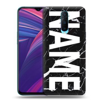 Силиконовый чехол на OPPO RX17 Pro с принтом NAME