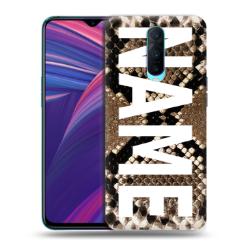 Силиконовый чехол на OPPO RX17 Pro с принтом NAME