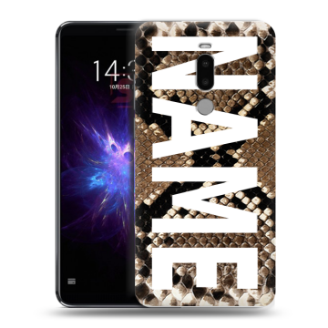 Силиконовый чехол на Meizu Note 8 с принтом NAME