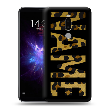 Силиконовый чехол на Meizu Note 8 с принтом NAME