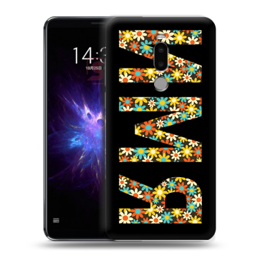 Силиконовый чехол на Meizu Note 8 с принтом ИМЯ
