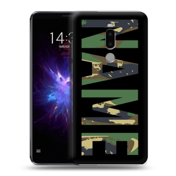 Силиконовый чехол на Meizu Note 8 с принтом NAME