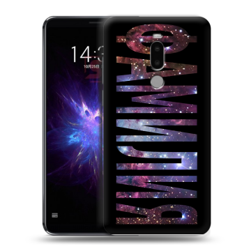 Силиконовый чехол на Meizu Note 8 с принтом ФАМИЛИЯ