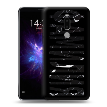 Силиконовый чехол на Meizu Note 8 с принтом ФАМИЛИЯ