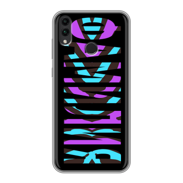 Силиконовый чехол на Huawei Honor 8C с принтом ФАМИЛИЯ
