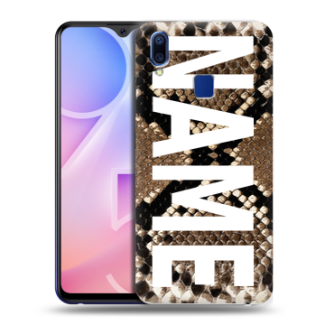 Пластиковый чехол на Vivo Y95 с принтом NAME