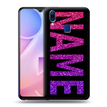 Пластиковый чехол на Vivo Y95 с принтом NAME