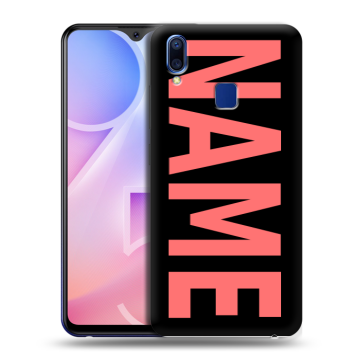 Пластиковый чехол на Vivo Y95 с принтом NAME