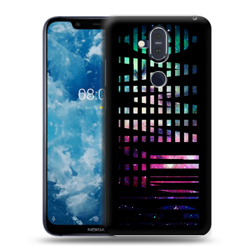 Пластиковый чехол на Nokia 8.1 с принтом ФАМИЛИЯ