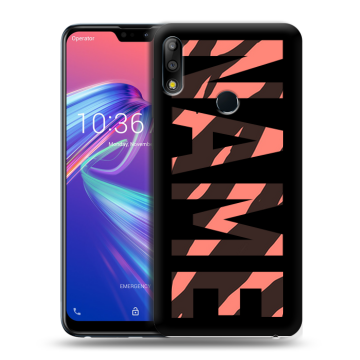 Силиконовый чехол на ASUS ZenFone Max Pro M2 с принтом NAME