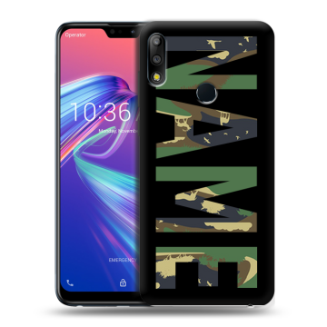 Силиконовый чехол на ASUS ZenFone Max Pro M2 с принтом NAME