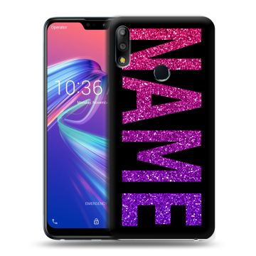Силиконовый чехол на ASUS ZenFone Max Pro M2 с принтом NAME