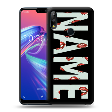Силиконовый чехол на ASUS ZenFone Max Pro M2 с принтом NAME