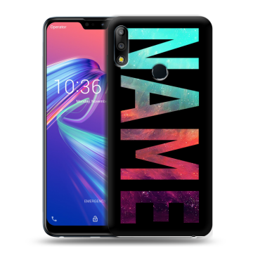 Силиконовый чехол на ASUS ZenFone Max Pro M2 с принтом NAME