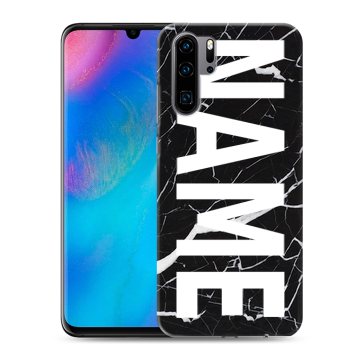 Силиконовый чехол на Huawei P30 Pro с принтом NAME