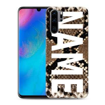 Силиконовый чехол на Huawei P30 Pro с принтом NAME