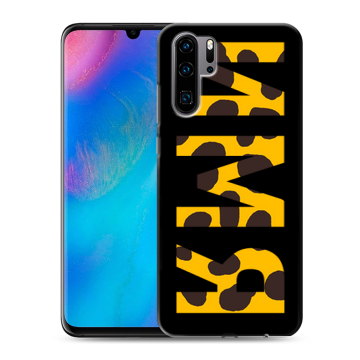 Силиконовый чехол на Huawei P30 Pro с принтом ИМЯ