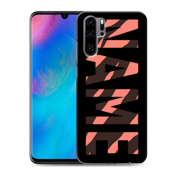 Силиконовый чехол на Huawei P30 Pro с принтом NAME